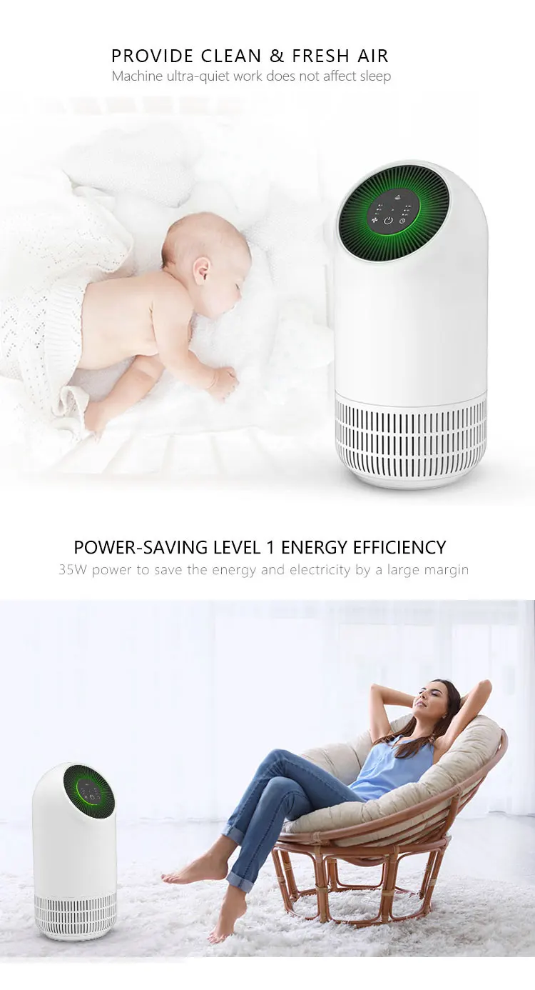 2019 Guangdong Portable Airpurifier Car Air Purifier With Hepa Filter