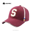 Man cotton brim baseball cap and hat with patch emb