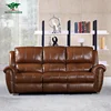 Custom home sofa sets 321 modern recliner, three seater sofa leather recliner home