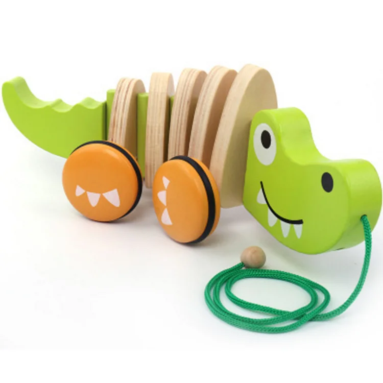 wooden pull back toys