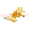 Aluminum CNC Motorcycle Gear Change Pedal Gold Black Red Foot Pegs For Honda CBR1000RR (2004-2007) Foot Pegs Modification Parts