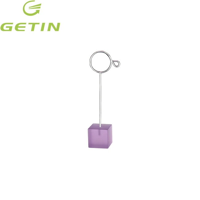 
Custom printed round hot design metal wire memo clip factory direct holder for promotions 