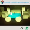 High grade PE illuminated Led Sofa With Remote Control for bar/wedding