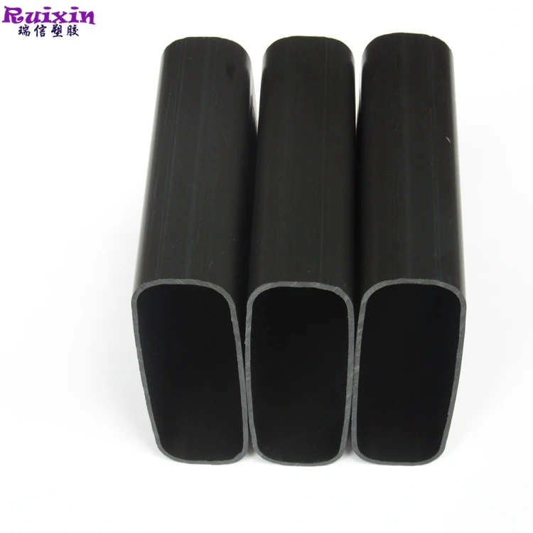 Top Quality Black Pvc Rectangle Pipe Outer 79mm Inside 32mm Wall
