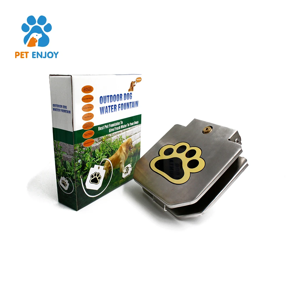 New Arrival High Quality Automatic Outdoor Garden Large Small Dogs Drink Feeders Step On Push Pedal Cat Pet Dog Water Fountain