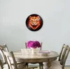 Preciser Antique Tiger Picture Home Decorative CD Record Hangings Wall Clocks For Sale
