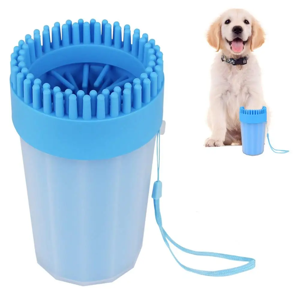 

Portable Dog Paw Cleaner Pet Paw Cleaner for Dogs,Cats Grooming with Muddy Paws, Red,orange,green,blue,gray