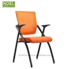Movable conference chair stackable training chair with fixed tripod
