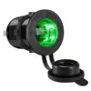 12V Cigarette Lighter Socket Power Outlet Receptacle with LED Indicator and Wire Fuse DIY Kit for Car Marine