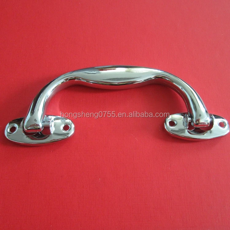 High Quality White Color Plastic Briefcase Pull Handle For Suitcase