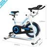 SJ-33667 Wholesale Home Sport Equipment Smooth Belt Drive Spinning Bike Exercise with Display