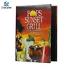 U color custom beverage list binder can be customized with sheet menu binder