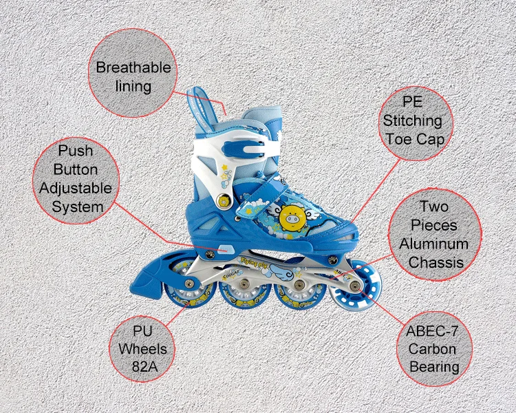 Low Price Wholesale High Quality Children Roller Skates Attach To Shoes