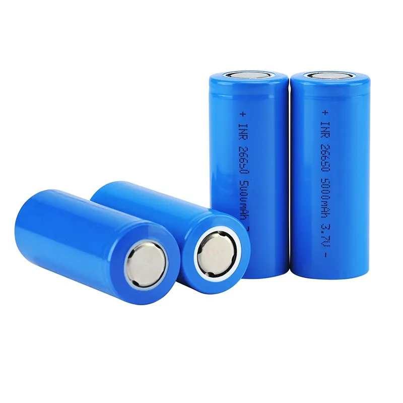 3.7v 26650 5000mah Rechargeable Li-ion Battery 3.7v 26650 5000mah ...