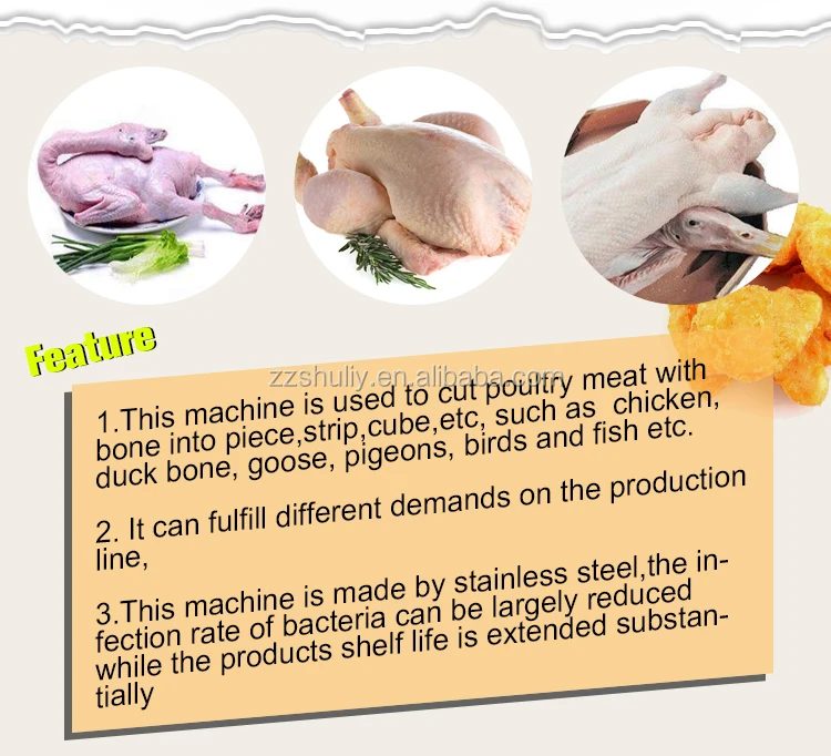 Commercial Frozen Chicken Slicer Machine For Chicken, Beef, Pork Cube Dicer  And Dicing Machine From Babeijing, $1,280