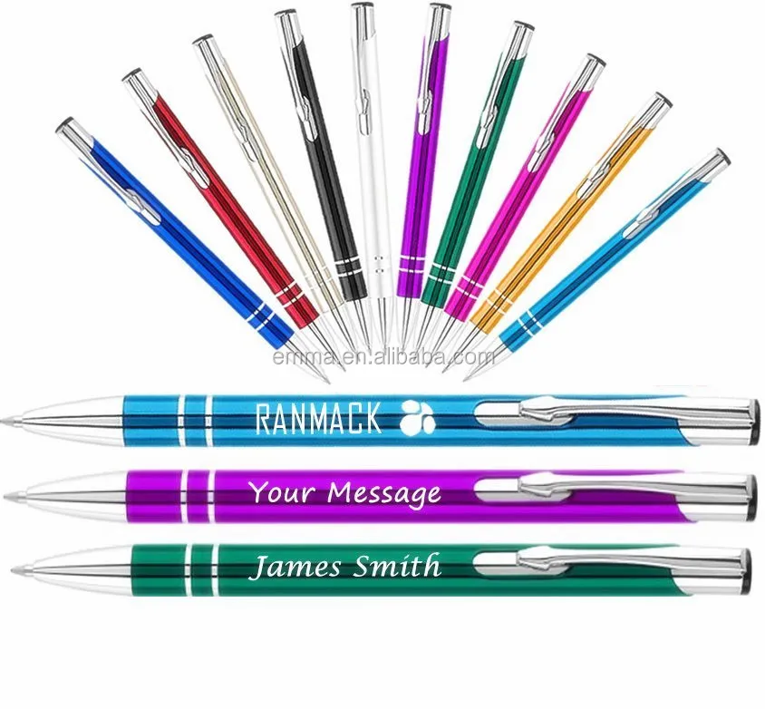 Custom Logo Pens With Your Message Laser Engraved Pen Promotional Gift ...