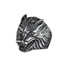 Wholesale animal design ring dainty wolf head ring