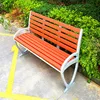 Wholesale Plastic Wooden chair Outdoor Garden Bench park with high back for best value benches chairs Cheap Price
