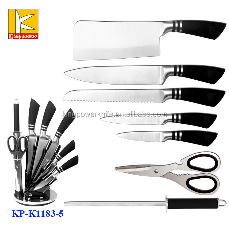 inox color kitchen knife set in gift package kitchen cooking knife
