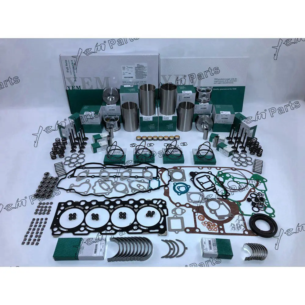 V3307 Overhaul Rebuild Kit With Cylinder Gasket Bearings Set Valves Kit ...