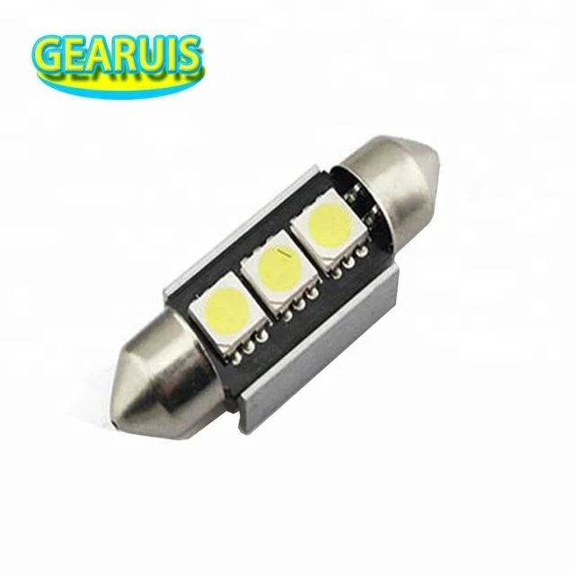 

Car Festoon C5W Canbus Error Free 3 SMD 5050 LED 31mm 36mm 39m 3SMD Car interior lights lamp bulb Dome light White DC 12V