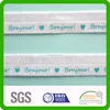 good color fastness and definition silk screen print elastic binding tape