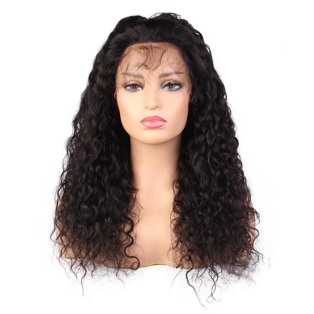 

Fashional style long natural color human remy hair nature wave lace front wigs, Natural color lace wig