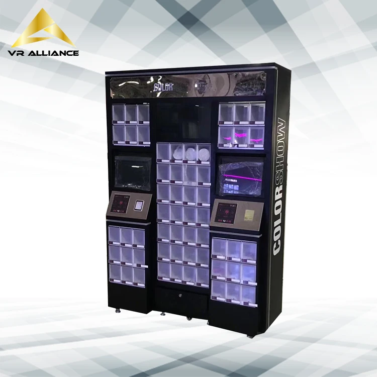 OEM Touch Screen Lipstick Cosmetic Prize Game Gift Vending Machines With Adverting Display