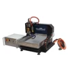 Portable hobby desktop small cnc milling lathe machine metal 3 axis 4 axis for 50mm aluminum