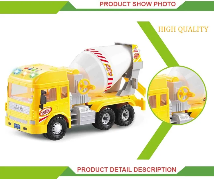 Friction Vehicle Set Electric Music Light Crane Vacuum Truck Toy Buy