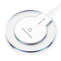 

Factory directly sell QI standard charger K9 Crystal wireless charger portable Cellphone charger for iphone for Samsung