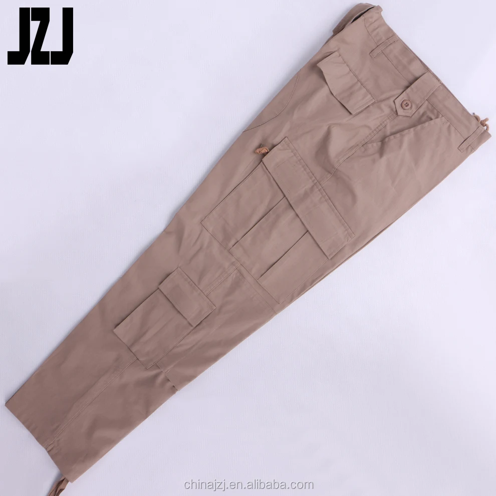 
Ripstop Khaki BDU/ACU Khaki Desert Army Uniform Military Clothing 
