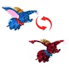 Flying Elephant Design Overturn Upturn Flip Reversal Sequin Patches for Clothing