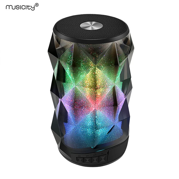 Oem Rohs Music Bass Instructions Led Pulse Mini Portable Wireless Bluetooth Speaker