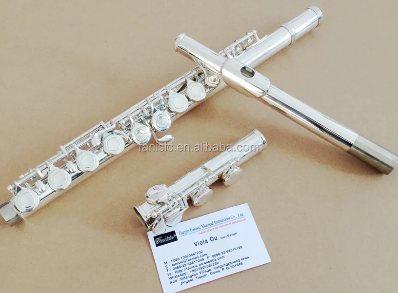 China Factory Outlets Silver Plated 16 Closed Flute