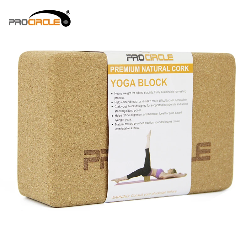 

Fitness High Quality Natural Cork Yoga Block, Cork color