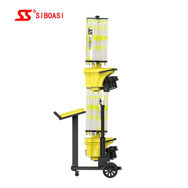 

SIBOASI Professional programmed shuttlecock launcher machine S8025, Yellow