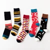 Hot Sale Wholesale Fashion Cartoon Cotton Elite Bamboo Toe For Funky Design Men Baskestball Socks