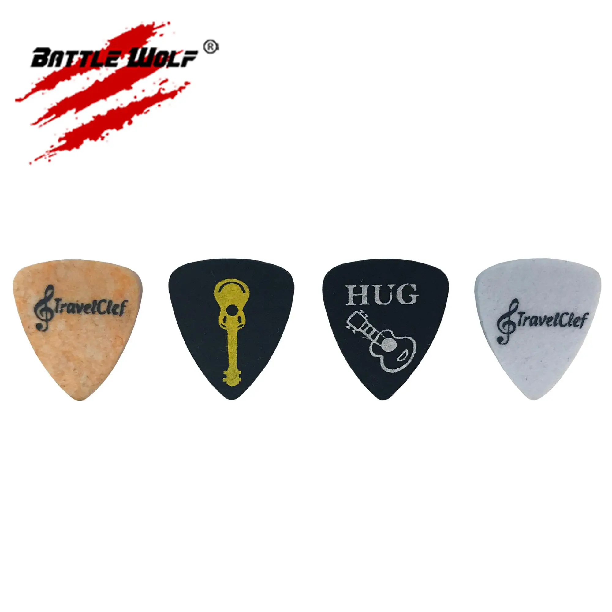 

New Style High Quality Wearable Ukulele Wool Felt Pick Ukulele Pick, Colorful