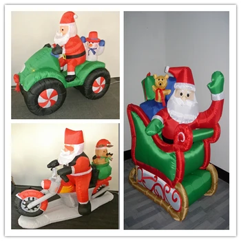 Outdoor Inflatable Santa In Sleigh For Christmas 2013 Best ...