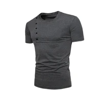 

Wholesale new men's fashion stitching short-sleeved cotton t shirt long sleeve