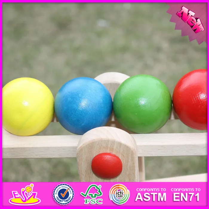 2016 Wholesale Fashion Toy Kids Wooden Slide Ball Toy W04e002 Buy