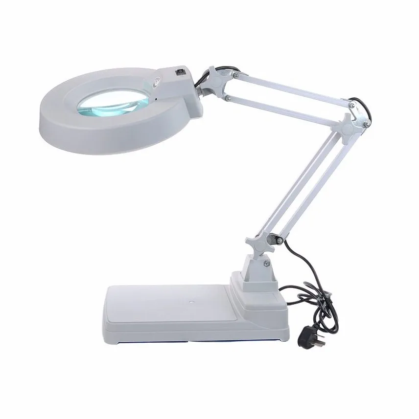 Lt-86f 3X/5X/8X/10X/15X/20X Standing Magnifying Glass LED Lamp Optical Glass  Magnifier - China Magnifying, Magnifying Glass Lamp