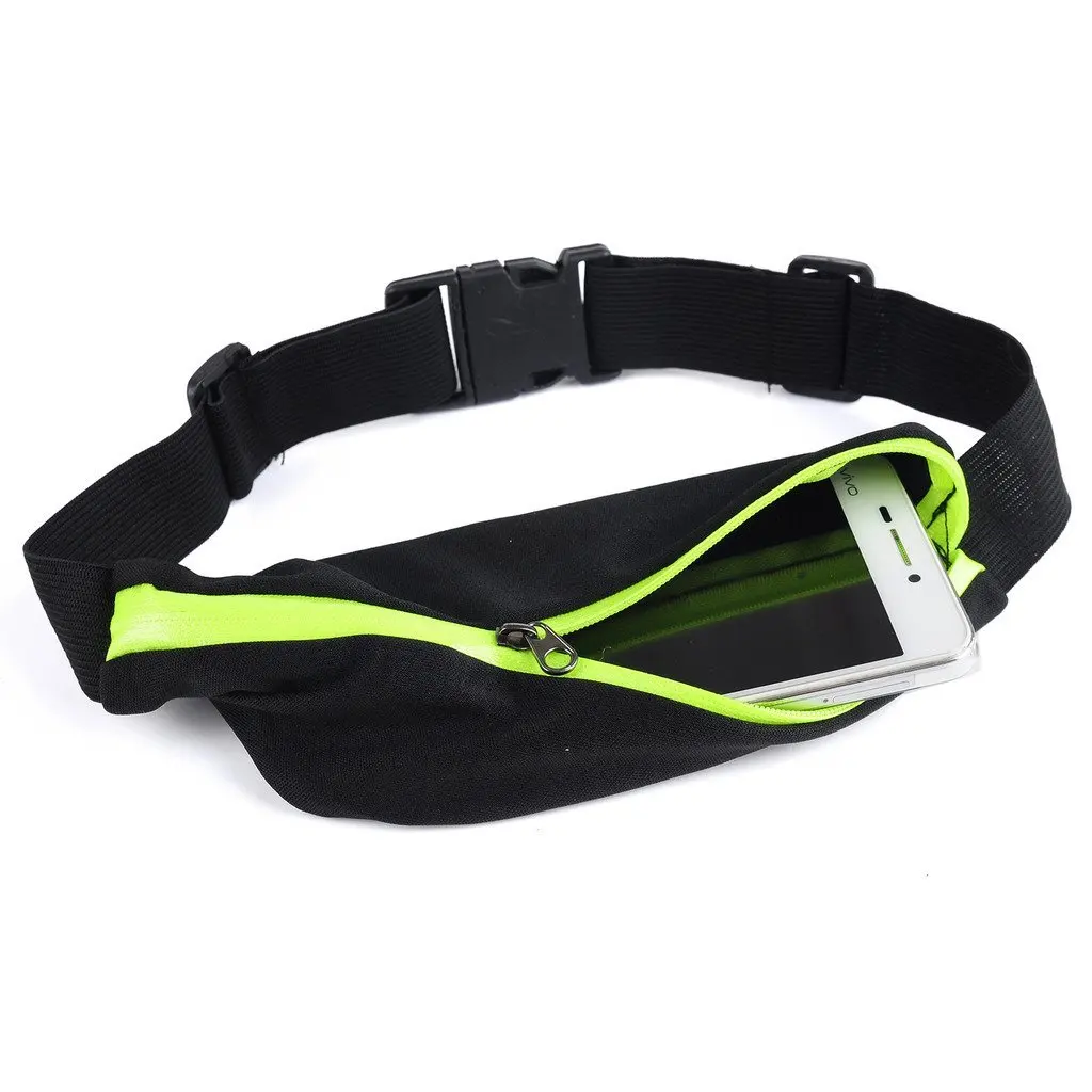 Wailea Fitness Workout Belt - Running Belt Pouch - for Men Women Teens Athletes - Exercise Jogging Fitness Cycling Traveling - Holds Phone Money IDs