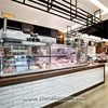 fancy coffee bar counter L-shape cafe bar counter fancy restaurant bar counter