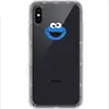For iphone xs max Mobile Shell Cute Sesame Street 7 Simple Phone6Plus Couple i8 Cover xr case Transparent silicone phone