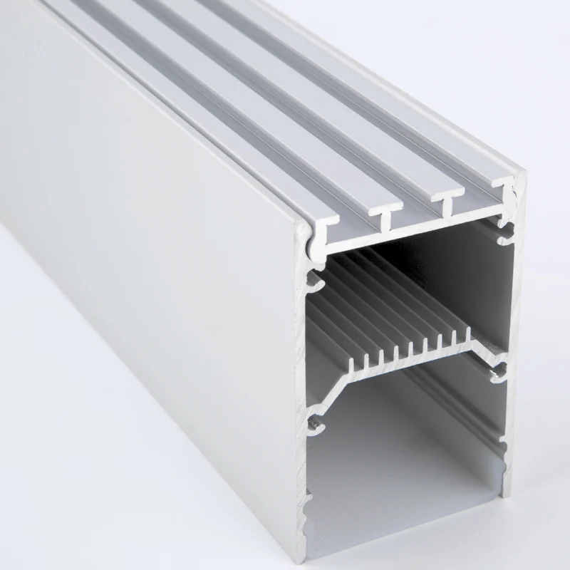 6063 T5 surface pendant drywall mounting track integral led aluminium profiles large aluminium profile extrusion