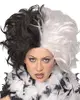 Wig Dalmatian Evil Madame Cosplay Costume Party BP5385