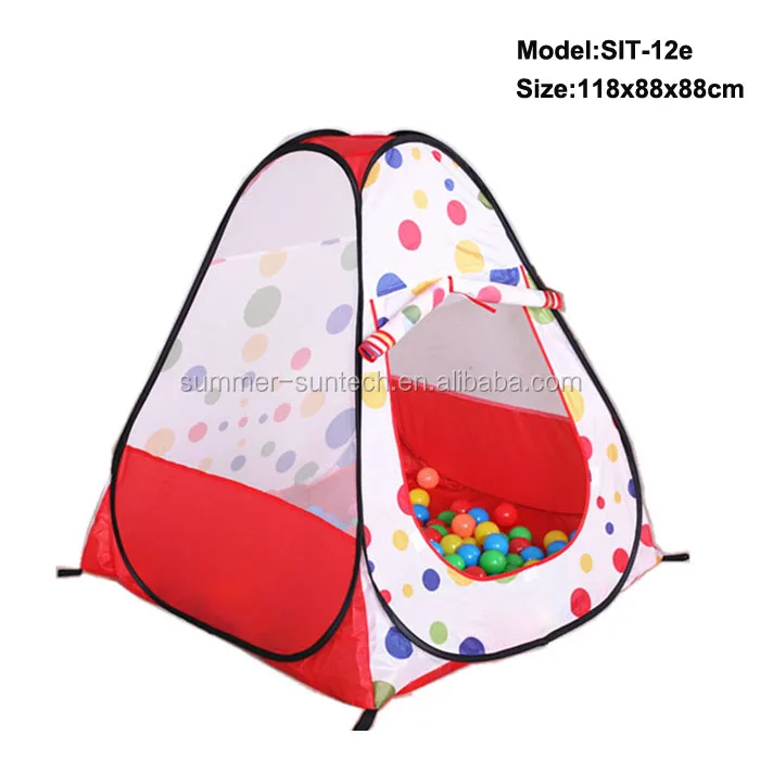 Pop Up Play Tent Bed Tunnel For Kids - Mosquito Net With Dream Room Sleep Design