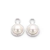 Luxurious gold zip puller charm pearl zipper pull